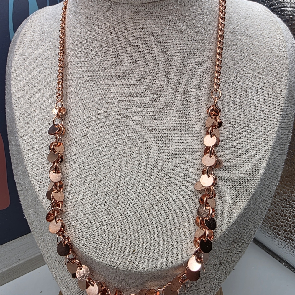 Paparazzi Shimmering Copper Necklace (574) - Picture 2 of 3
